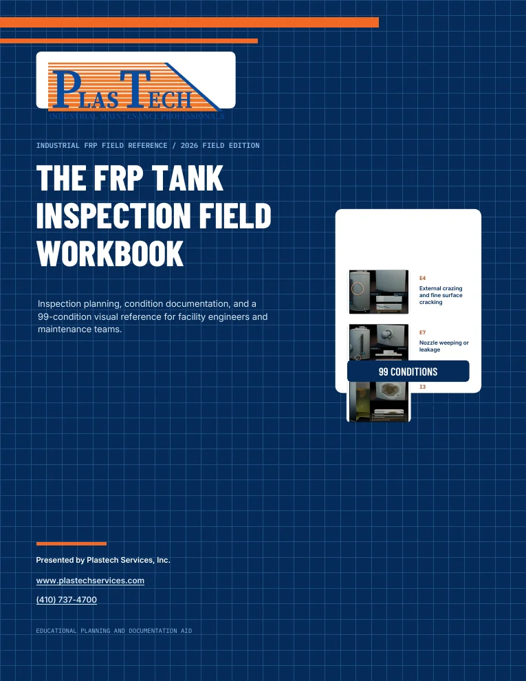 Cover of the free Plastech FRP Tank Inspection Field Workbook