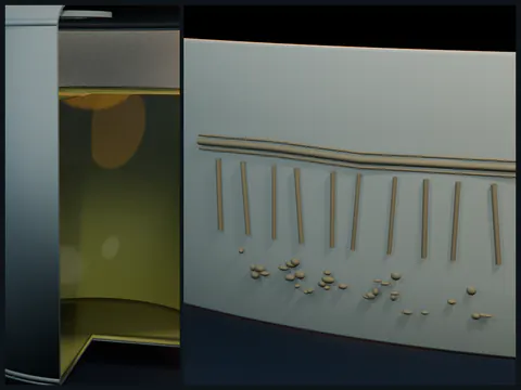 Educational illustration of an FRP tank interior with a liquid-level ring, vertical streaks, crystalline deposits, dull zones, and a small cleaned comparison window.